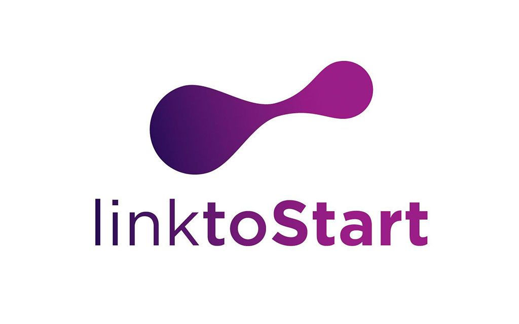 Logotipo LinktoStart - Guatman Studio