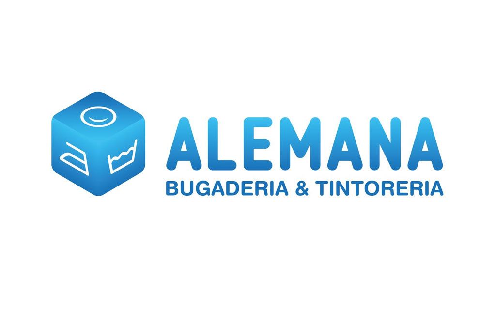Logotipo Bugaderia Alemana - Guatman Studio