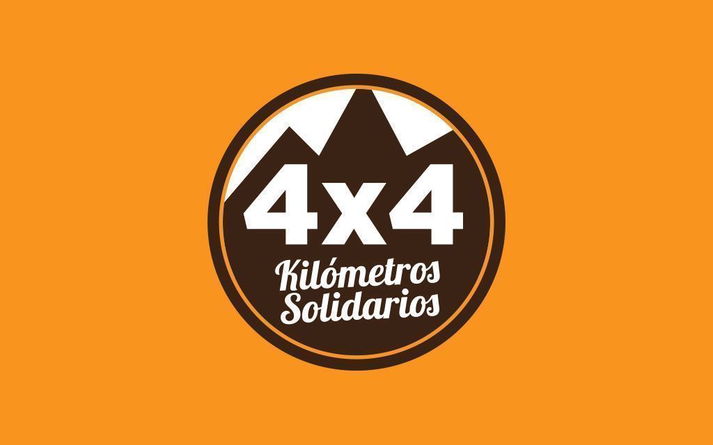 Logotipo - 4x4 kilómetros solidarios - Guatman Studio